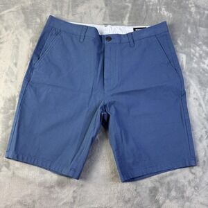 Bonobos Shorts Mens 35 Blue Slim 9 Inch Casual Chino Stretch Outdoors NEW